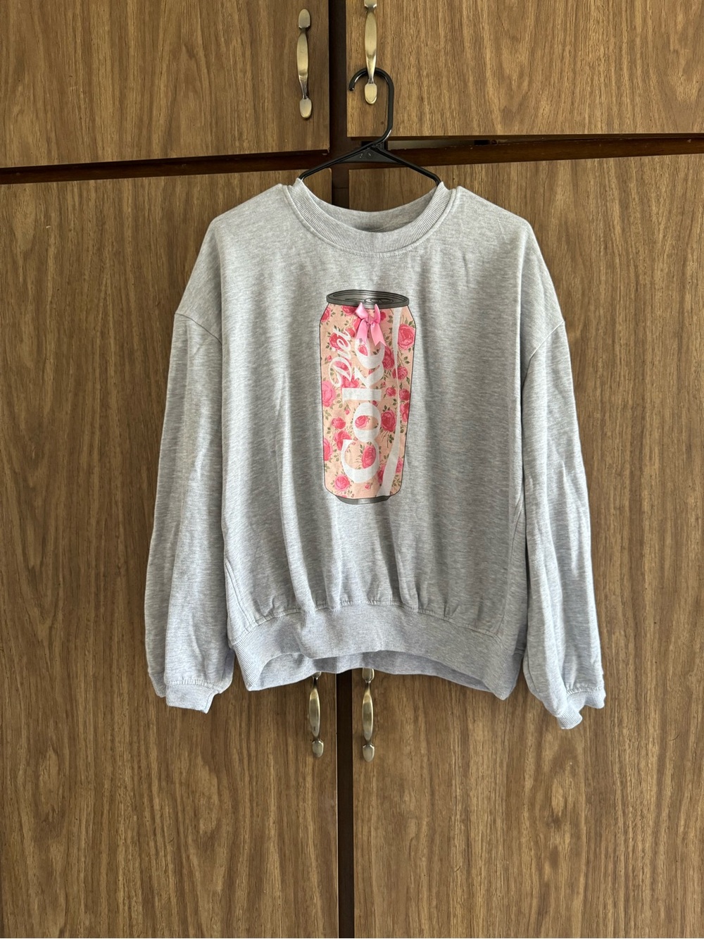 Diet Coke Graphic With A Bow By Coca Cola Sweatshirt